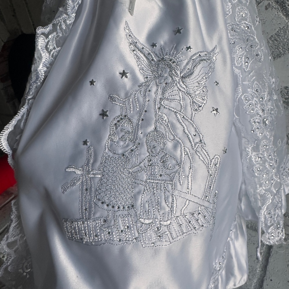 Girls formal baptism dress of first communion dress - Picture 6 of 11